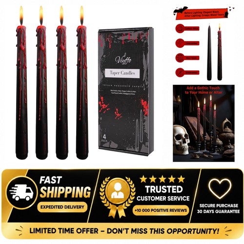 Viyffo black drip taper - viyffo,